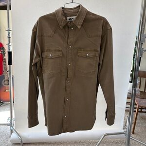 Schaefer Outfitter Western Denim Snap Shirt